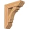 Ekena Millwork Merced Slat Smooth Bracket w/ Offset Brace, Western Red Cedar, 7 1/2"W x 24"D x 28"H BKT0806X24X28MRC06SWR - alternate 1